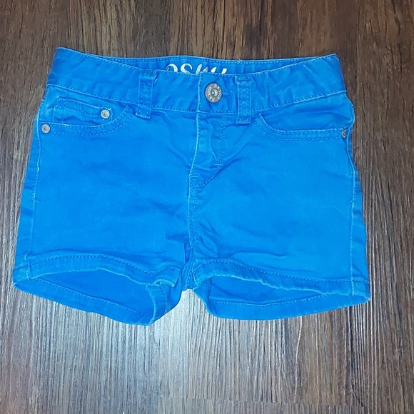 Girls PSNY Blue Adjusted Waist Shorts Size 7 - Picture 1 of 2
